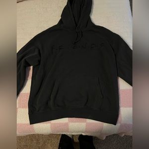 black f.r.i.e.n.d.s. hoodie